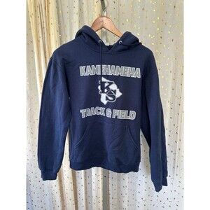 Jerzees Kamehameha Schools Hawaii Track & Field Pullover Sweatshirt Hoodie S
